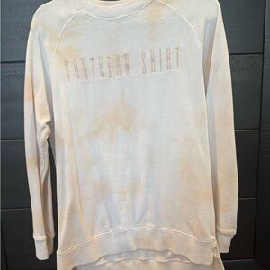 Cream Southern Shirt Sweatshirt